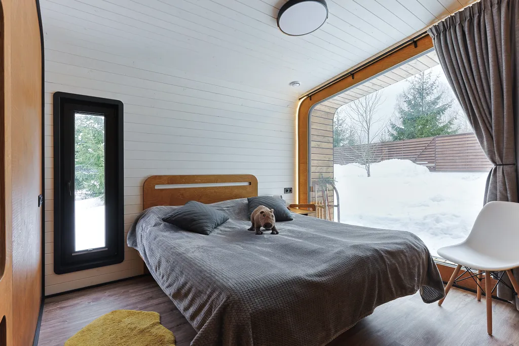 Коттедж Дизайнерский коттедж Бари с уличной купелью Фурако возле леса — Истра