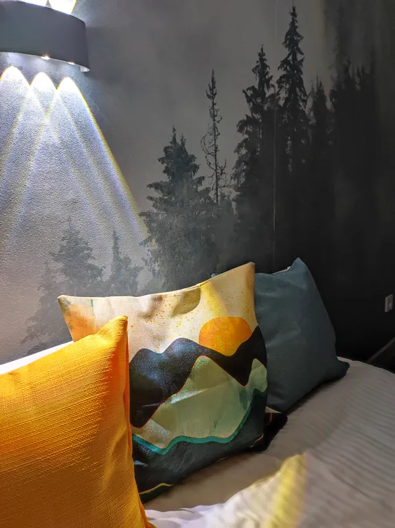 Уютная студия рядом с лесом