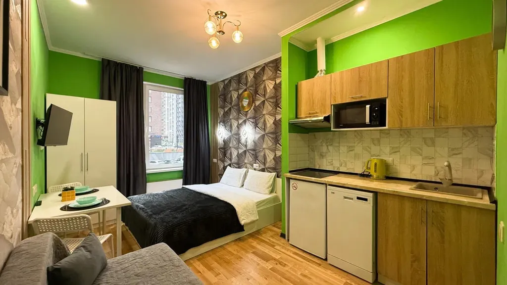 Квартира Квартира Уютная студия в ЖК Испанские кварталы — Москва