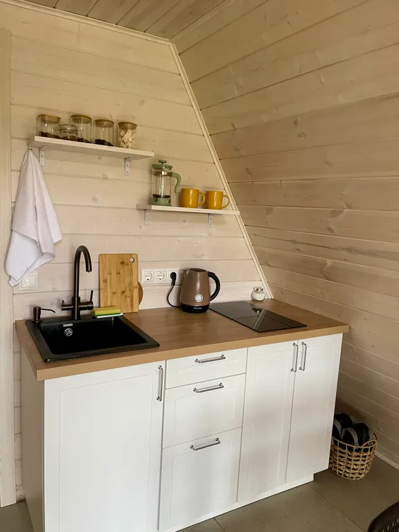 A-frame на берегу Волги