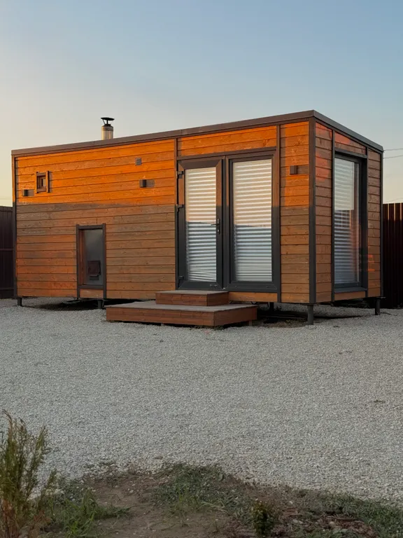 Коттедж Дом А-фрейм на берегу моря, бассейн, баня — Кучугуры