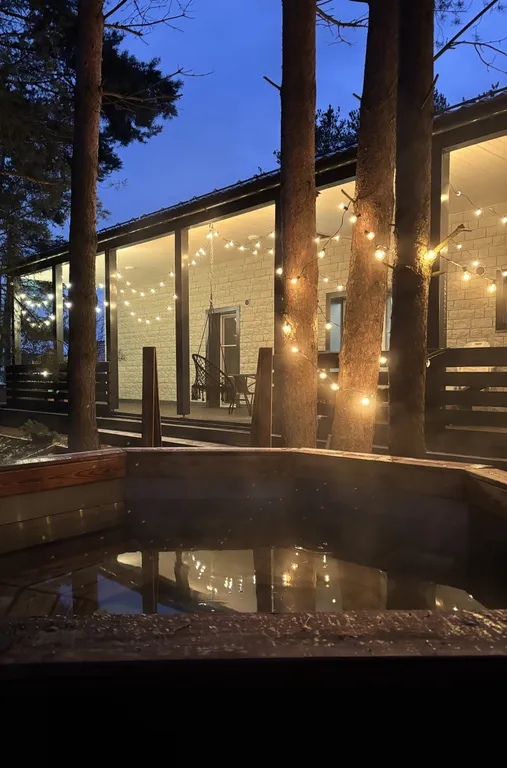 Уютный дом, баня на дровах, банный чан в сосновом бору Петрозаводска