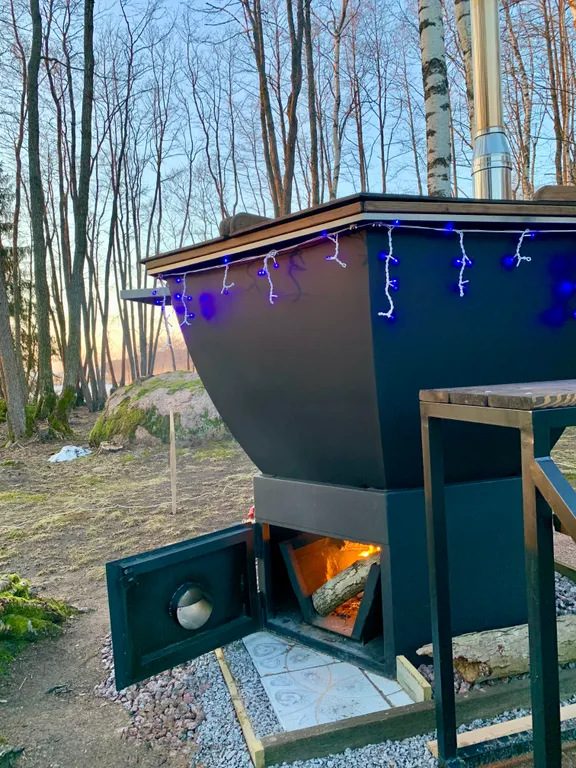 Коттедж с горячей купелью рядом с Выборгом