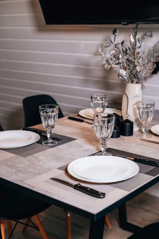 Коттедж Коттедж Роскошный А-фрейм в нежных мятных тонах с панорамными окнами — Озёры