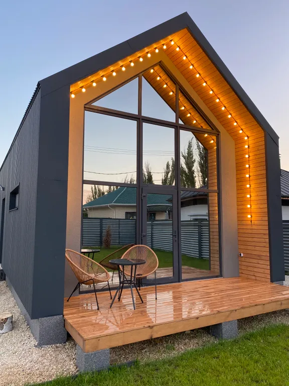 Барн-дача дом с сауной и камином для отдыха вашей души