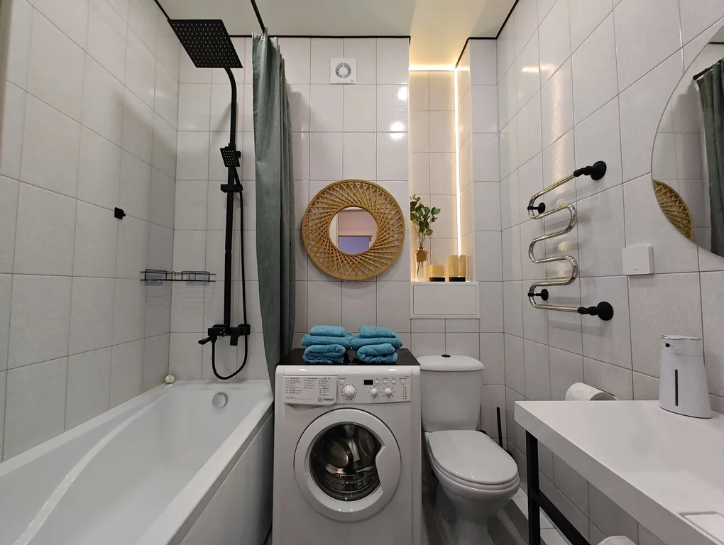 Уютная квартира 8 Панд со свежим ремонтом в тихом дворе