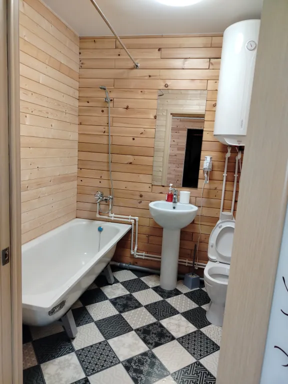 Новый деревянный дом