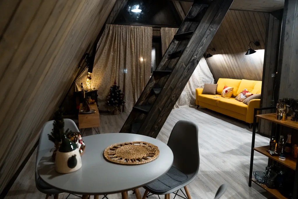 Коттедж Дом А-Фрейм с террасой №4 — аренда посуточно в Лахденпохья