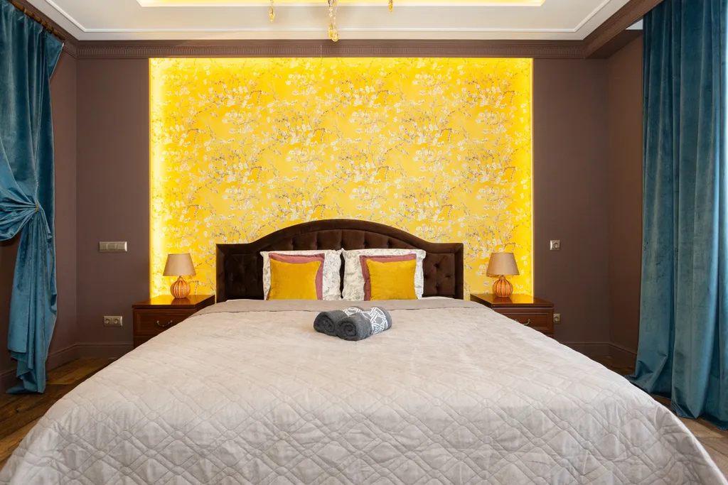 Квартира Квартира Уютная евро трешка в стиле барроко — Калининград