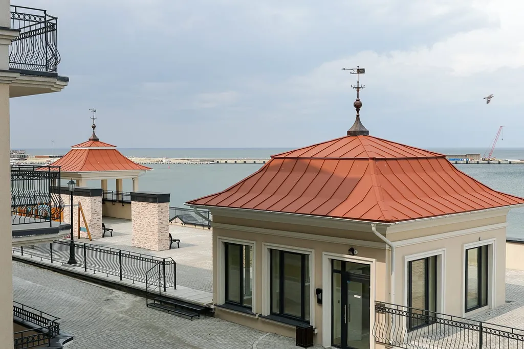 Апартаменты с видом на море и выходом на пляж