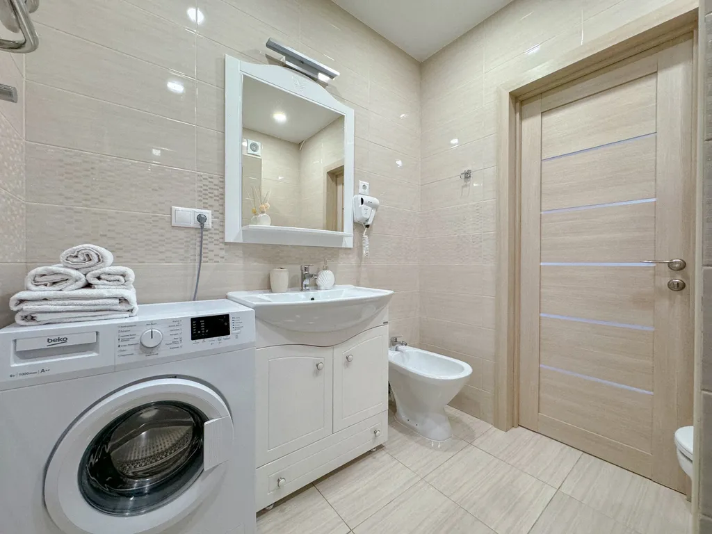 Квартира Family home - просторная 1к квартира до 5 гостей в 100 м от моря — Сириус