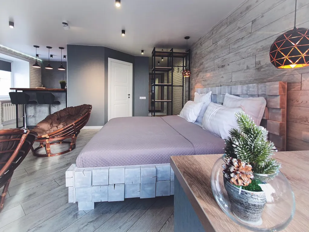 Апартамент в центре города - студия loft