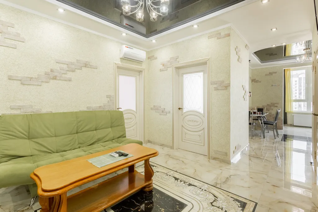 Квартира Квартира Black Square (Черный Квадрат) Современная двушка в элитном районе — Мирное