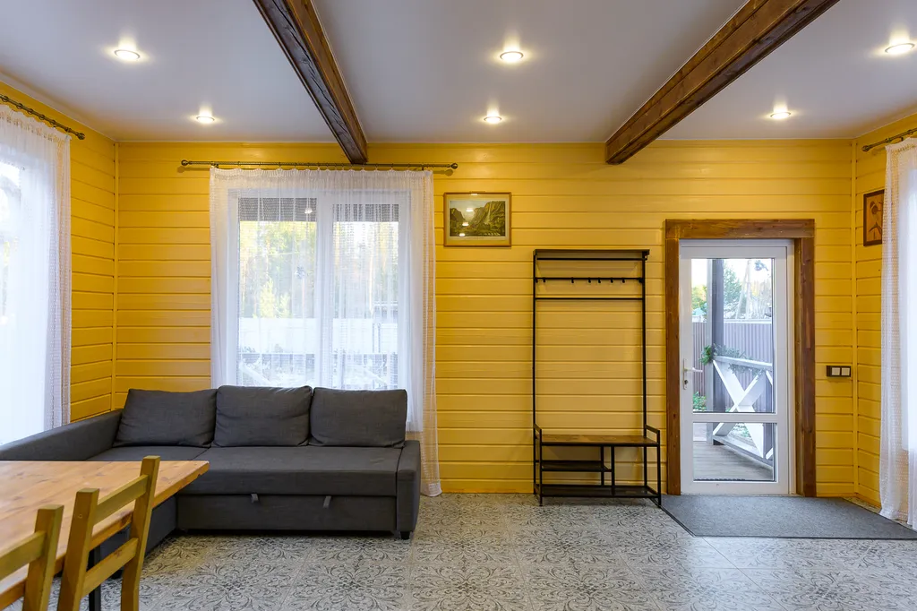 Кофейный коттедж с сауной и банным чаном