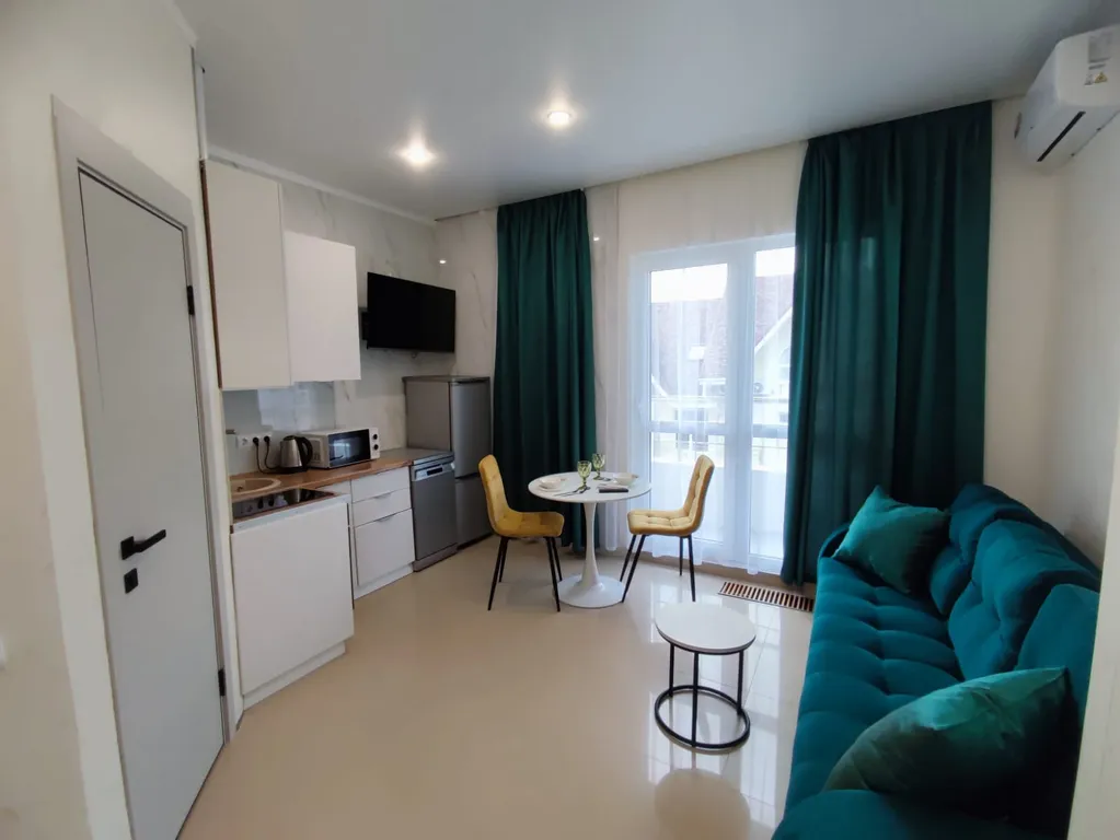 Квартира Квартира Студия с посудомоечной машиной и духовкой — Адлер