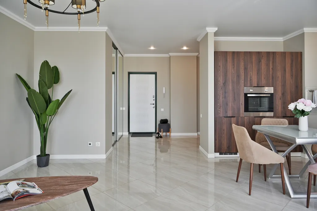 Просторная стильная евро 2-комнатная квартира в центре