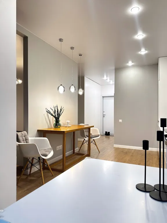 Студия на Новой Набережной с панорамным видом на Волгу