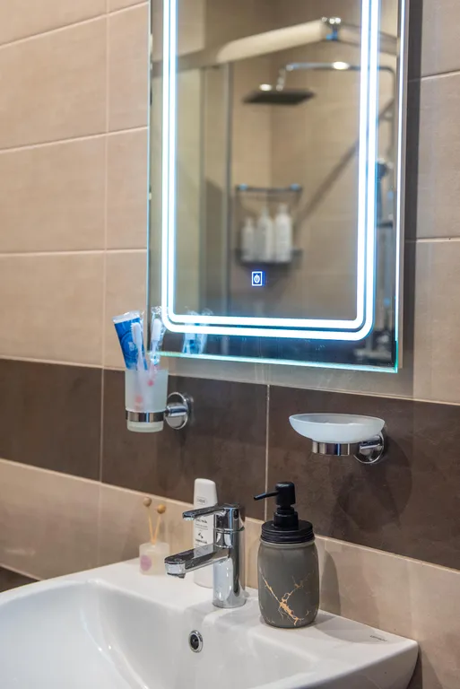 Светлая квартира с прекрасном видом на город и парк