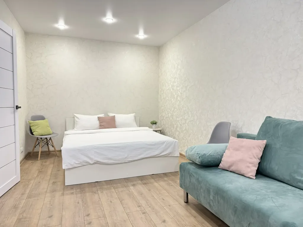 Квартира Однокомнатные Апартаменты с балконом Космос GoogNight Aparts — аренда посуточно в Рыбинск