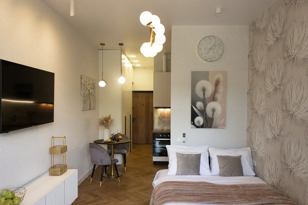 Уютная квартира-студия рядом с морем Аллея Парк