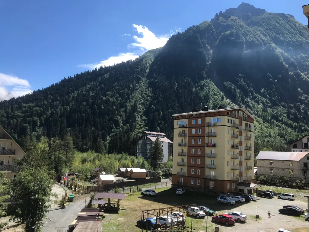 Квартира с прекрасным видом на горнолыжный склон горы Мусса-Ачитара