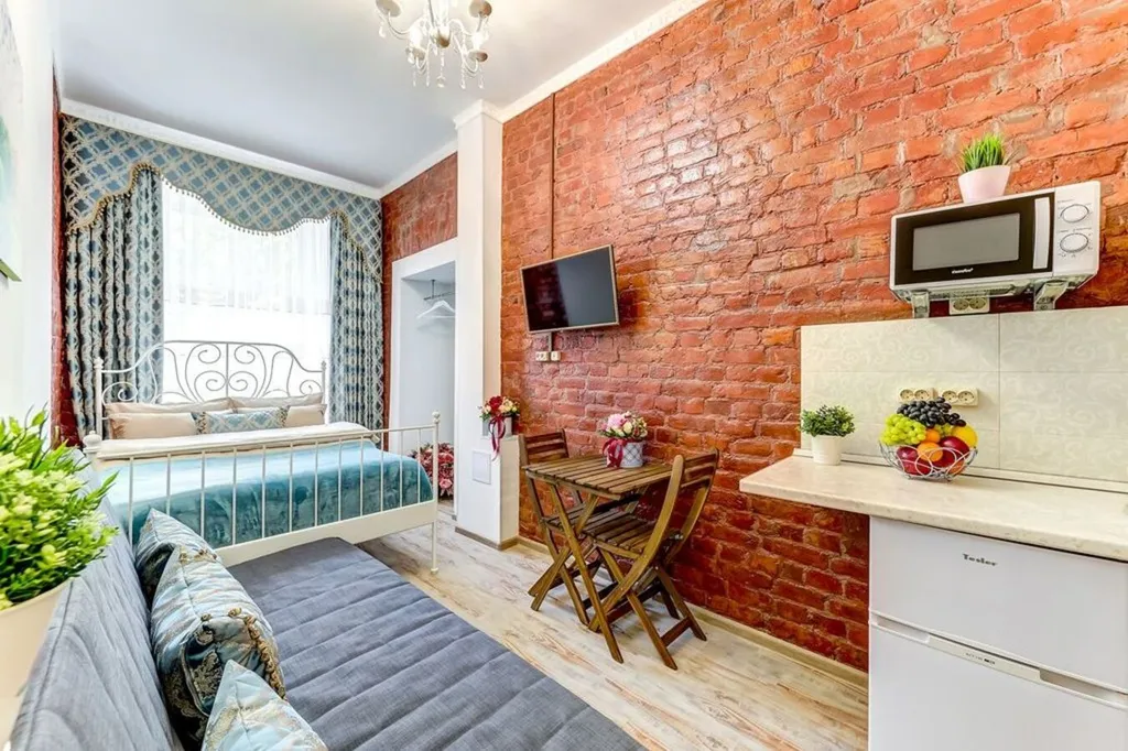 Квартира Квартира Двухуровневая студия вместительностью до 5 человек в центре Петербурга — Санкт-Петербург