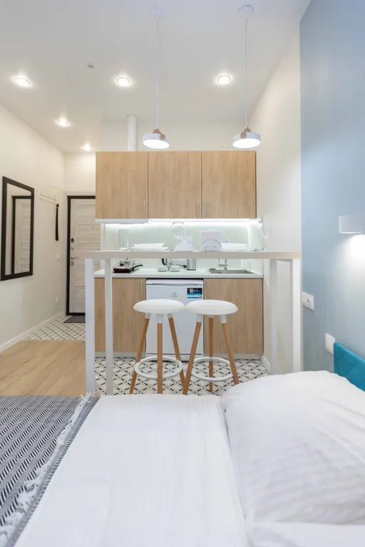 Квартира Квартира Стильная студия у метро Рассказовка — Москва