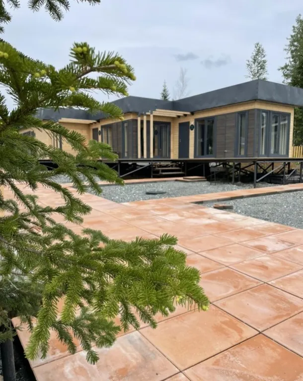 Дома с видом на гору