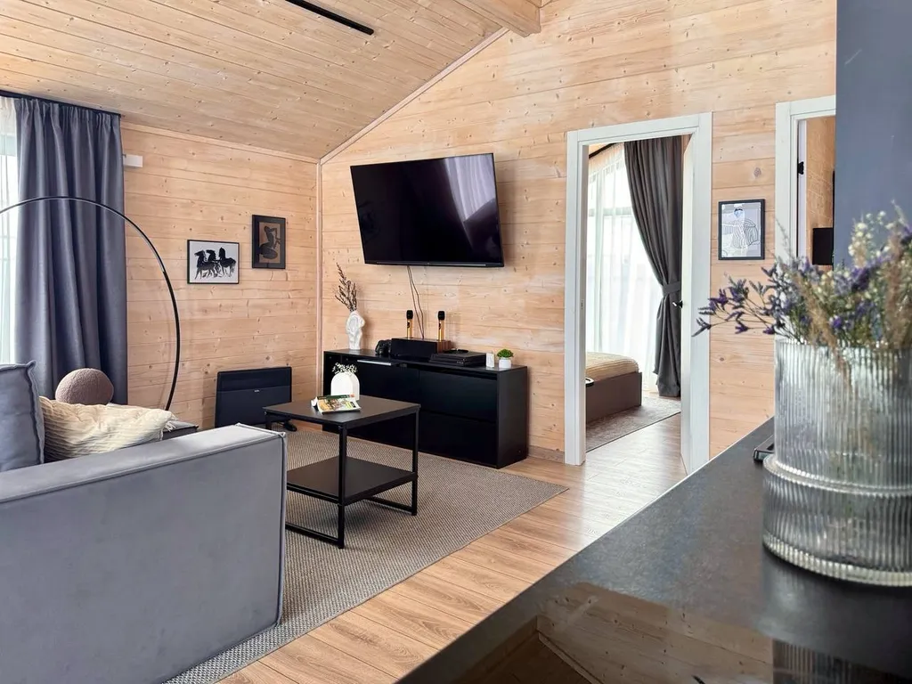 Дом 80m2 — сибирский чан, кухня, Wi-Fi