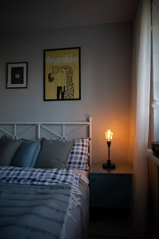 Видовая и стильная квартира в стиле Сканди с виниловым проигрывателем