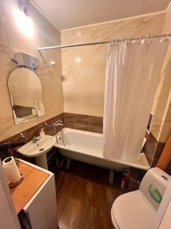 Солнечная студия в уютном доме на 10 этаже