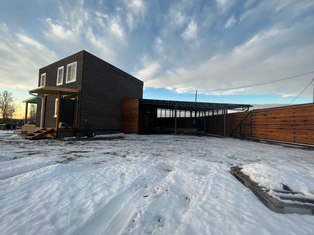 Дом-баня на участке 40 соток