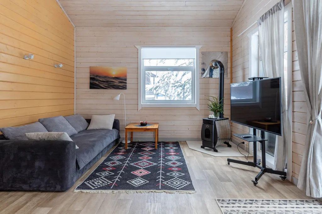 Уютный барнхаус с видом на лес