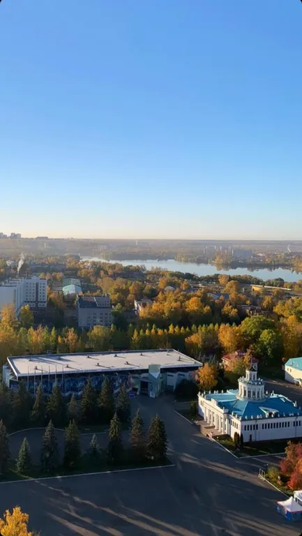 Комфортабельная студия с видом на Волгу