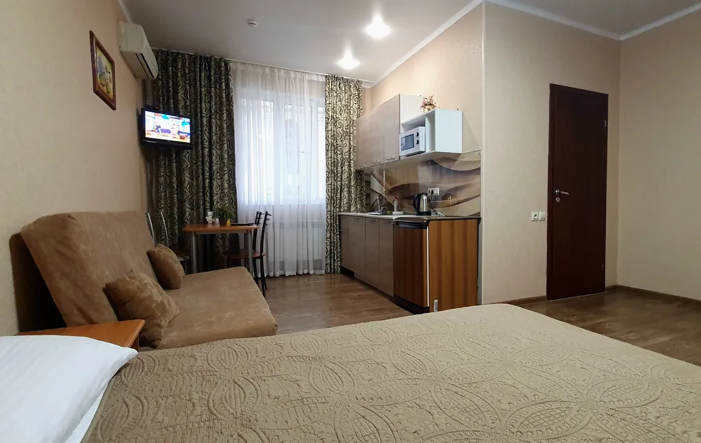 Квартира Уютная квартира-студия на первой береговой линии в центре города — Анапа