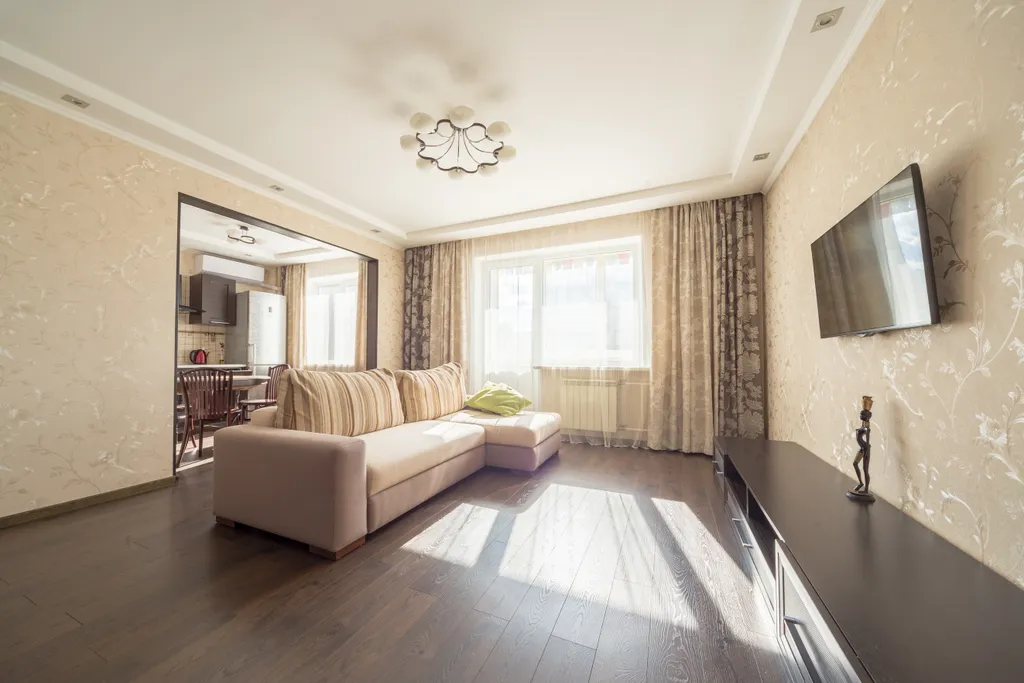 Квартира Квартира Teплый сoлнeчный aпартамент вoзле БЦ Пeрвая Бaшня — Красноярск