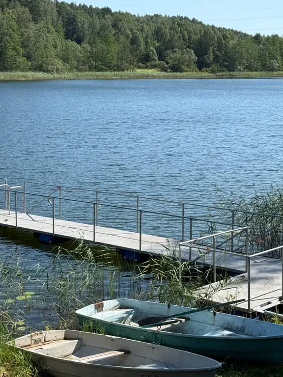 Домик в лесу с озером