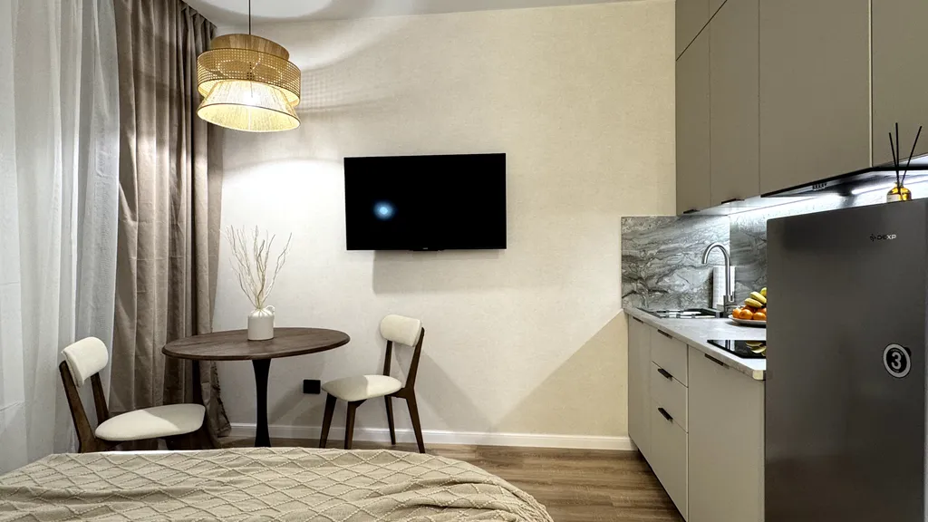 Квартира Уютная квартира в стиле ваби саби в центре жк самолеты — Краснодар