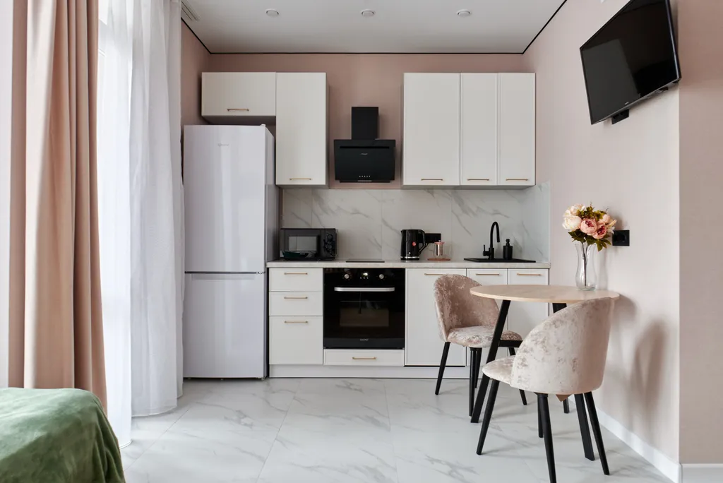 Современная квартира-студия в жк спорт лайф