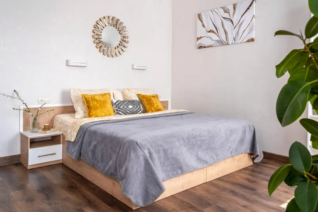 Квартира c Двумя Раздельными Спальнями и Балконом