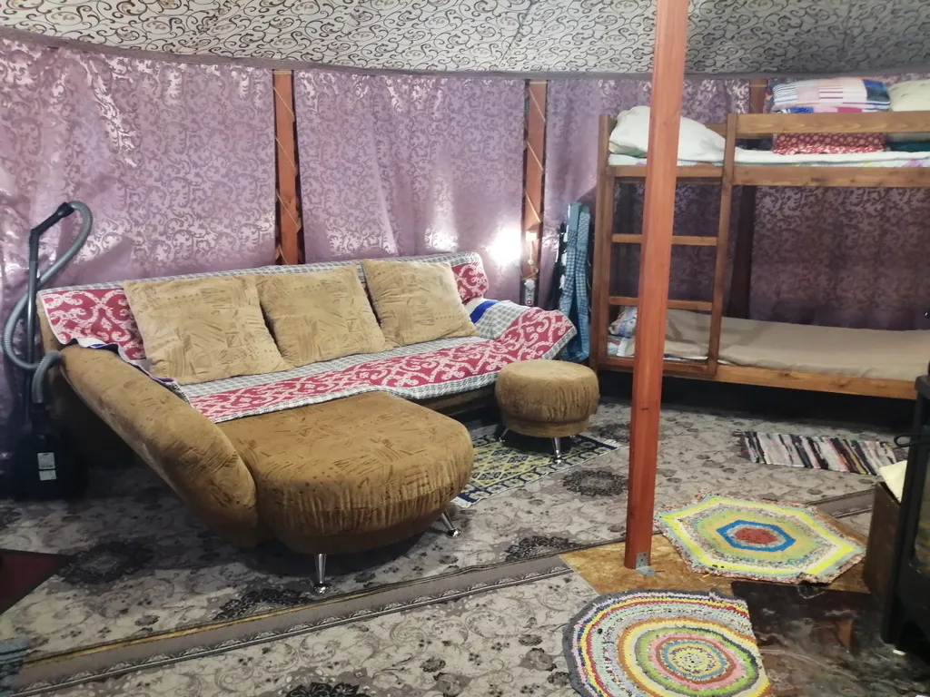 Настоящая Монгольская зимняя юрта