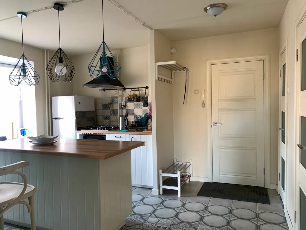 2-комнатная квартира с подвесной качелью в Зеленогорске