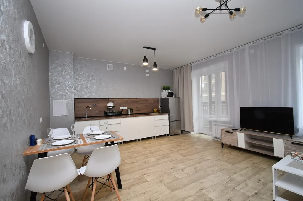 Квартира Квартира Современная однушка в пешей доступности от жд вокзала — Красноярск