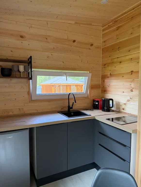 Домик с 2 спальнями с видом на лес