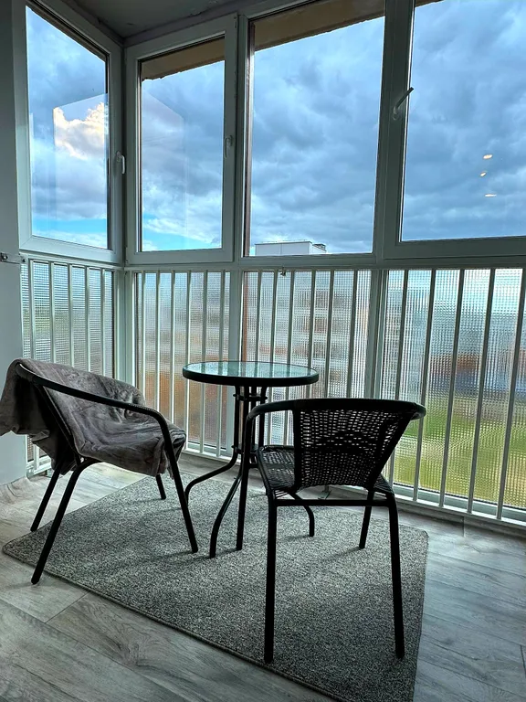 Уютная квартира с панорамными окнами