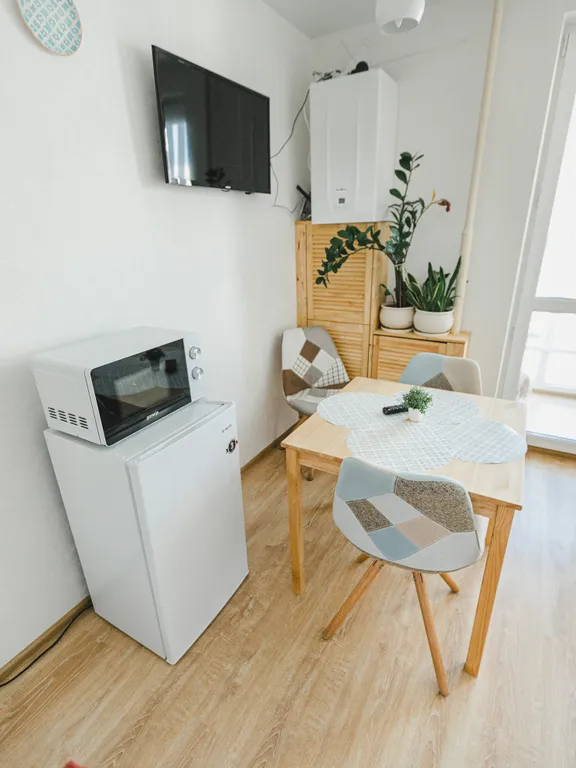 Sky studio с панорамным видом на город