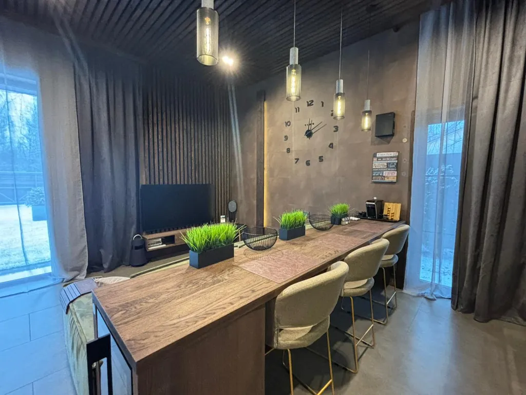 Стильный дом с чаном и сауной