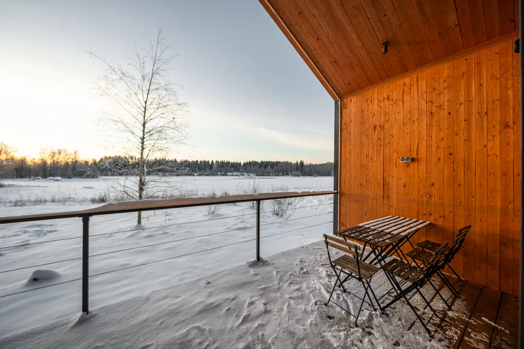 Коттедж Коттедж с видом на озеро — Приозерск