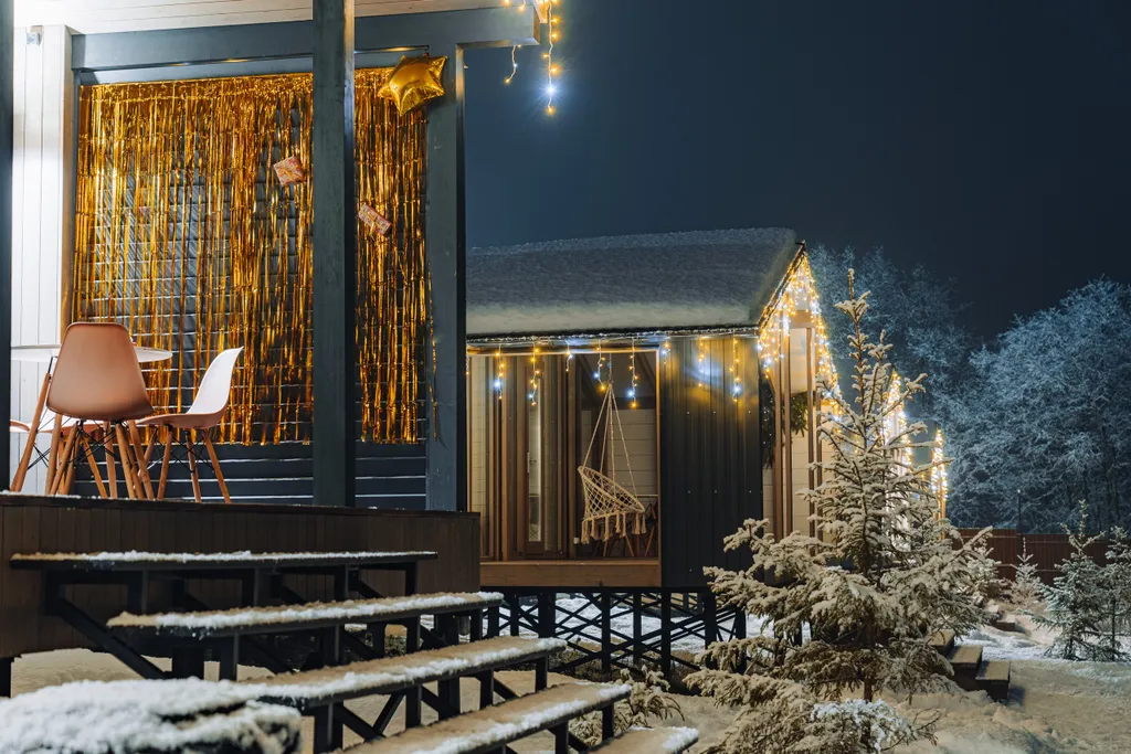 Дом с видом на лес и реку