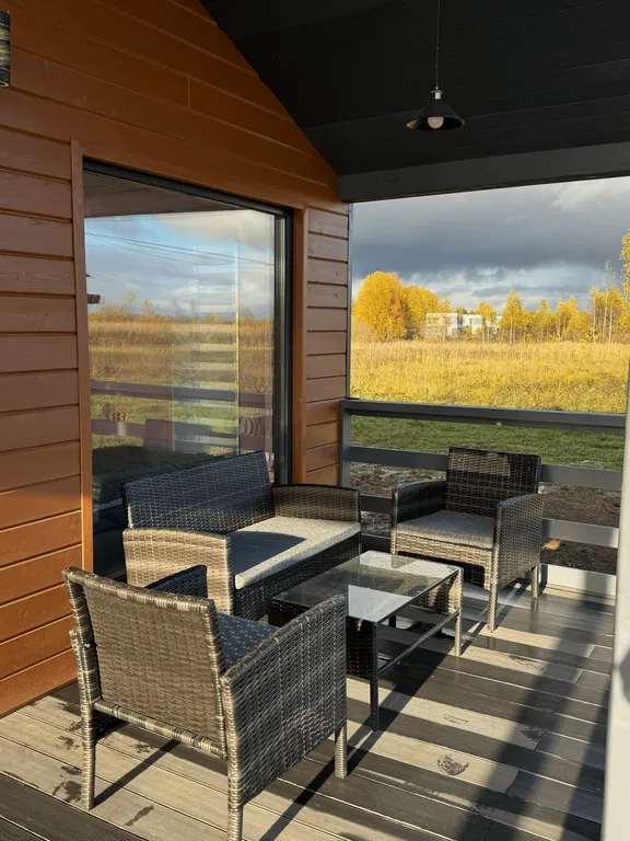 Домик для отдыха с видом на большую воду